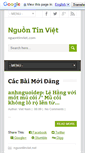 Mobile Screenshot of nguontinviet.com