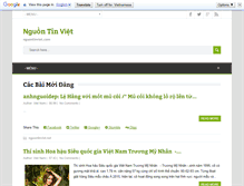 Tablet Screenshot of nguontinviet.com